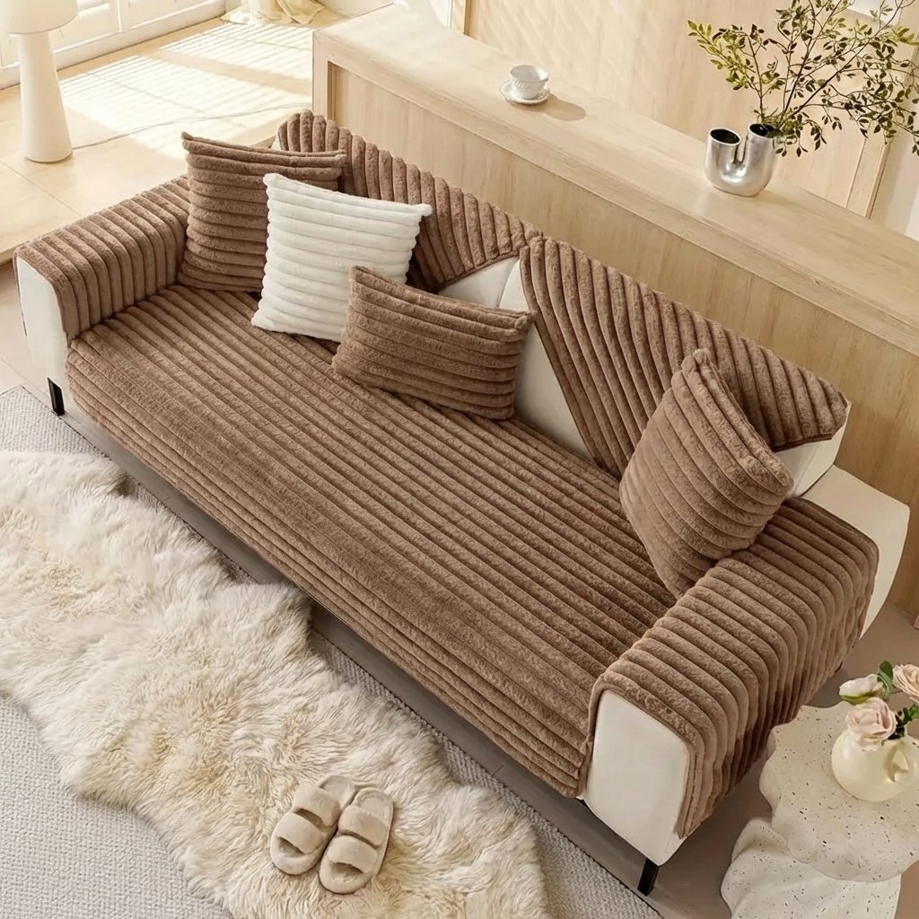 طقم بياضات ركنة فرو اسباني